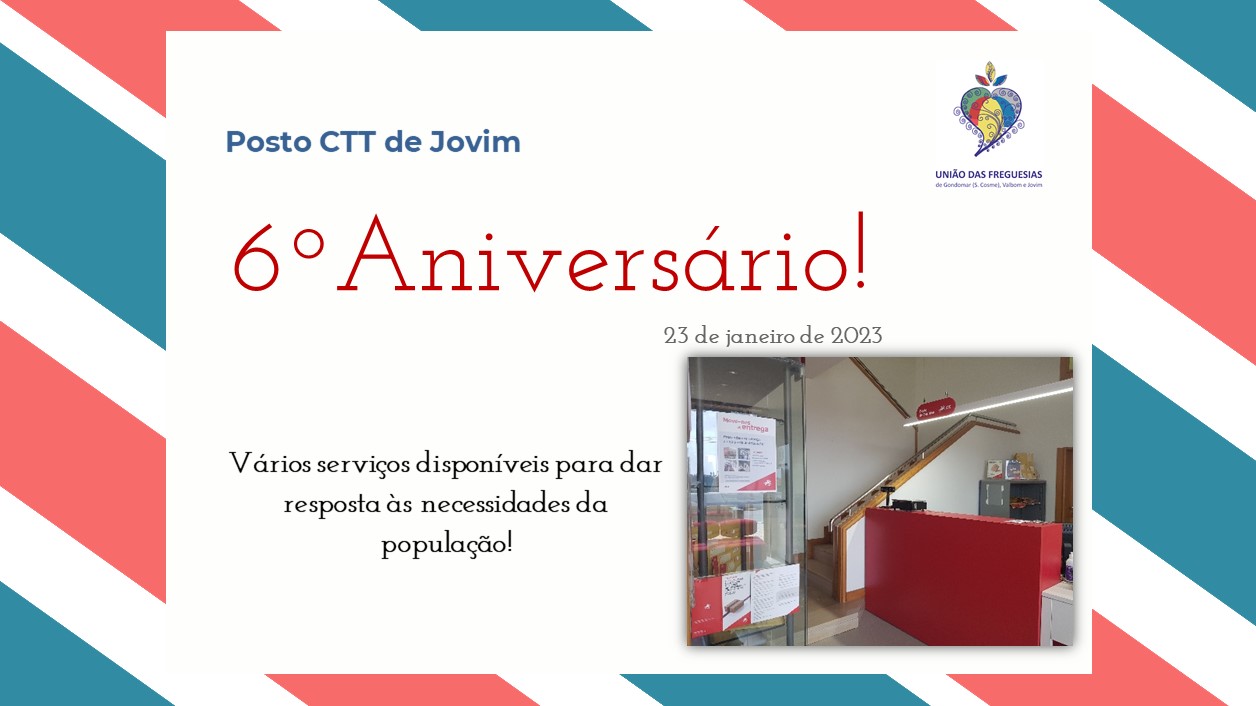 6º Aniversário do Posto CTT de Jovim